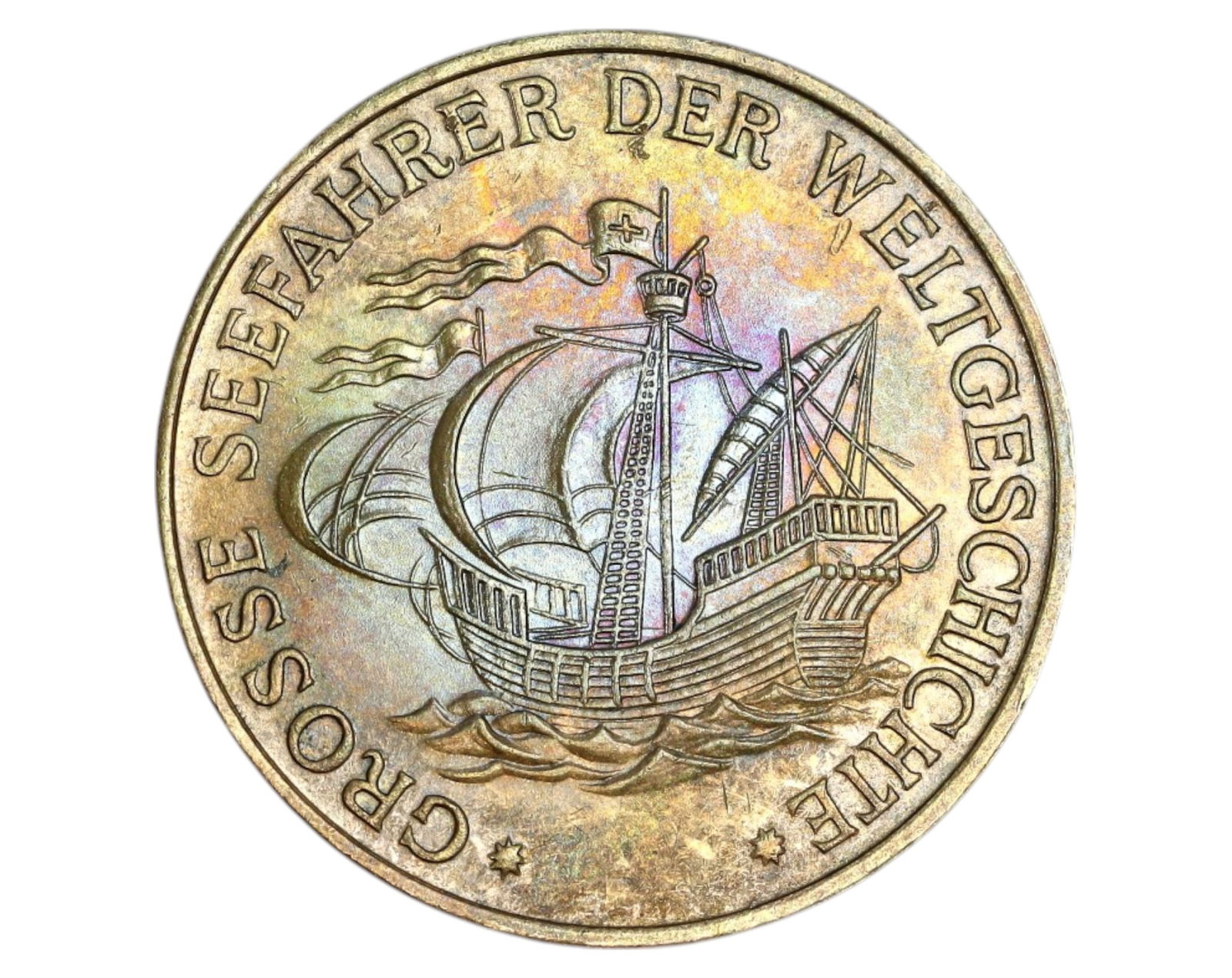 GERMANY: James Cook Bronze Medal - Great Seafarers of World History, 20th Century (1 of 3)