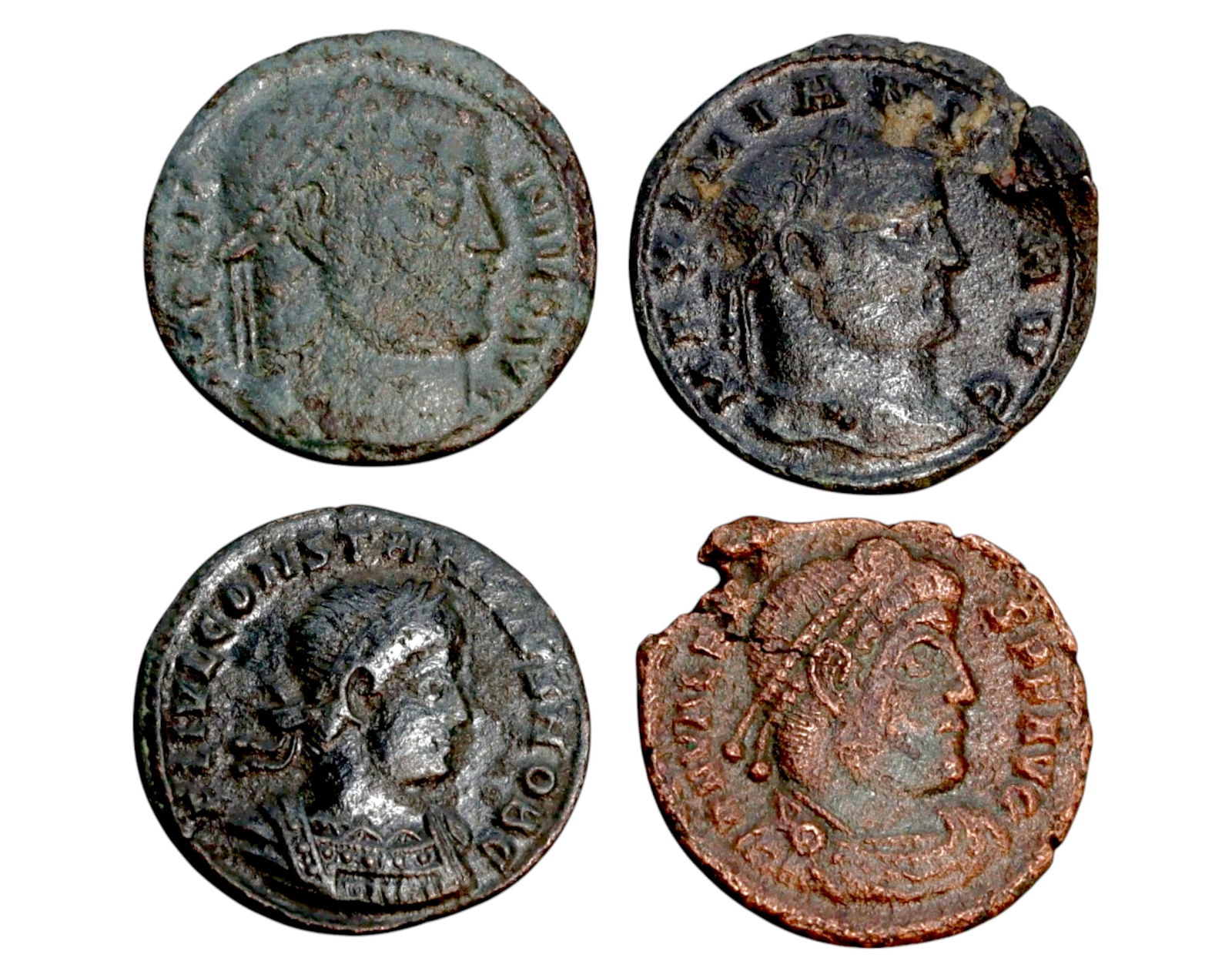 ROMAN EMPIRE: AE Coins ? Bronze Coins, 17-19mm, 8.6g (Lot of 4) (1 of 3)