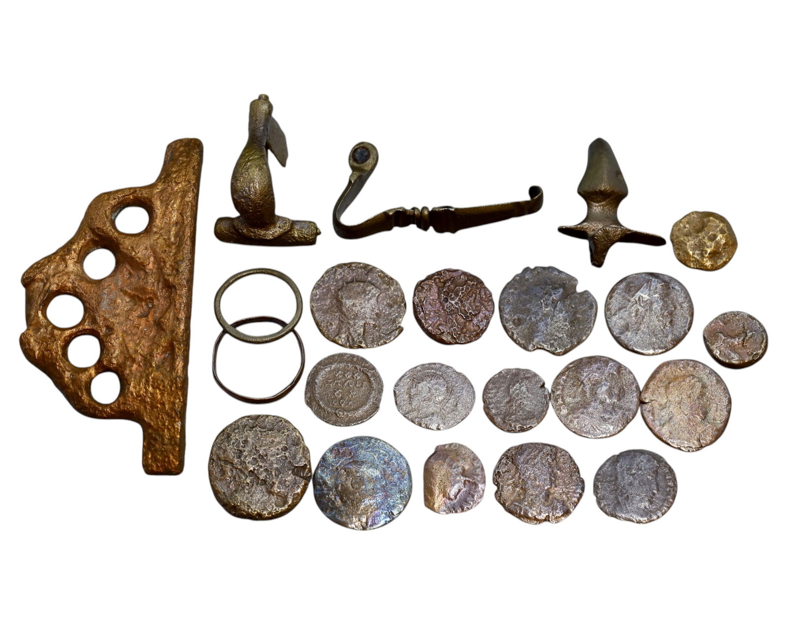 ANCIENT & MEDIEVAL: Mixed Bronze Relics & Coins - 22 Pieces, Various Periods (1 of 1)