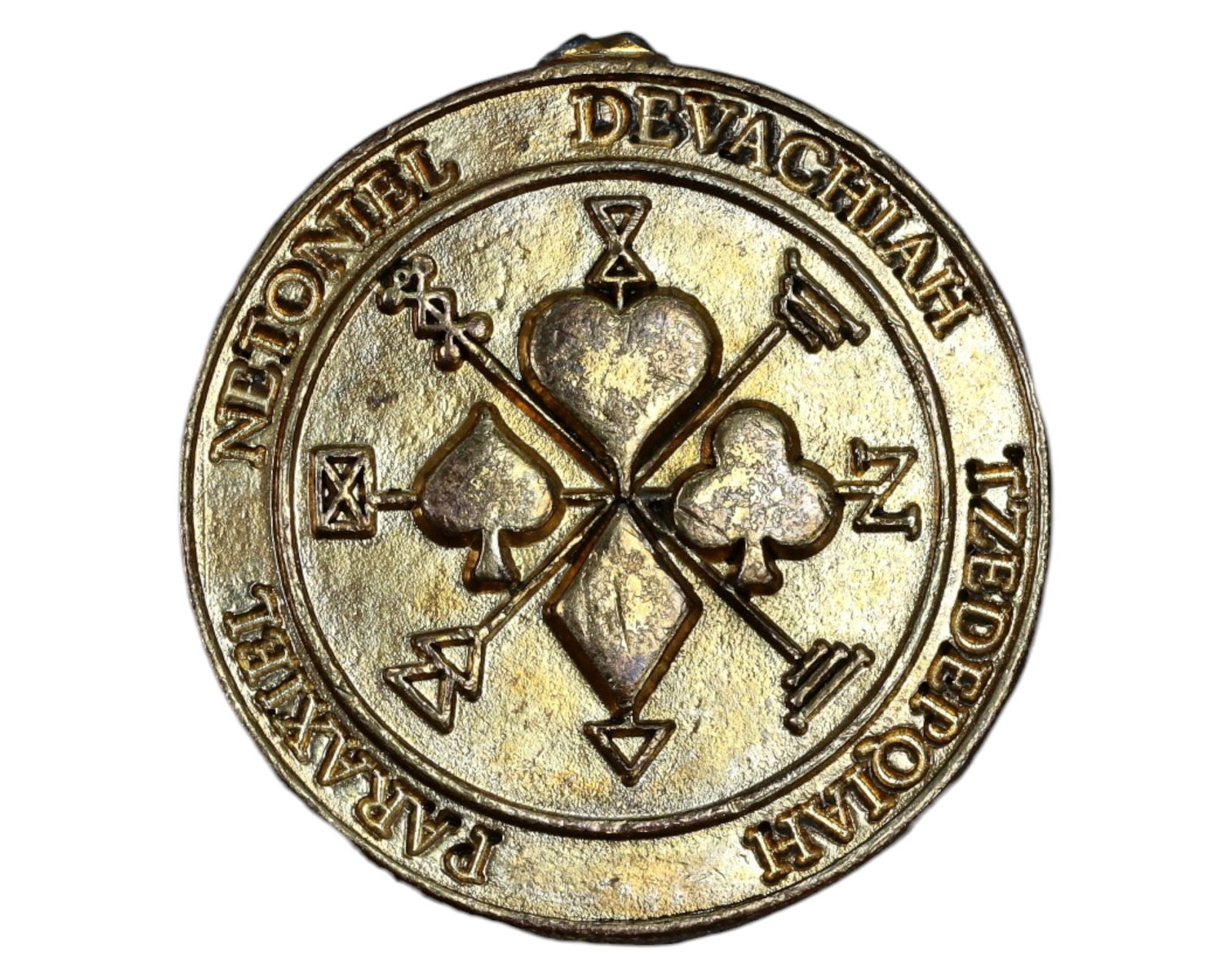 MYSTICAL SYMBOLIC MEDAL: Occult & Esoteric Design - 20th Century (1 of 3)