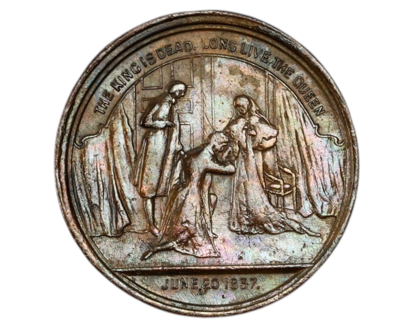 UNITED KINGDOM: Queen Victoria Accession & Diamond Jubilee Medal - Bronze, 23mm, 1837-1897 (1 of 3)