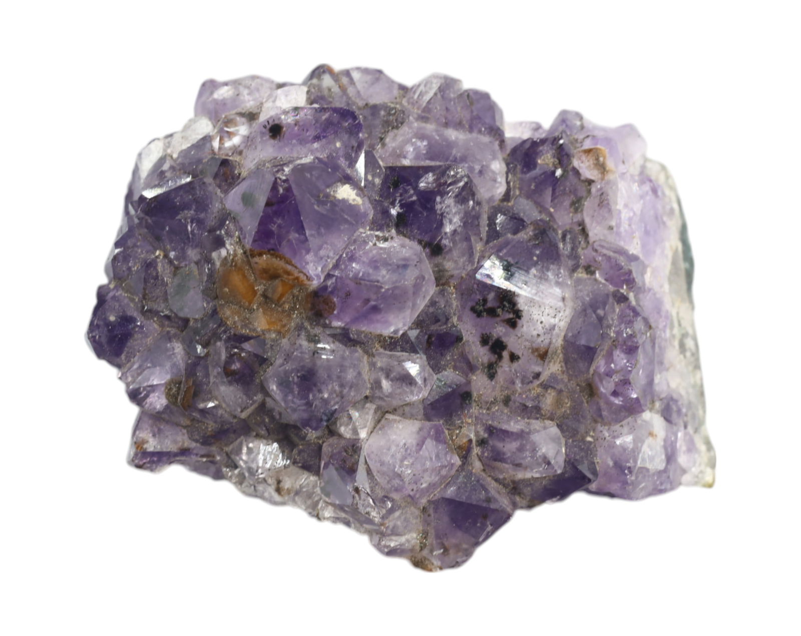 BRAZIL: Natural Amethyst Crystal Cluster - 370g, 8x4cm (1 of 2)
