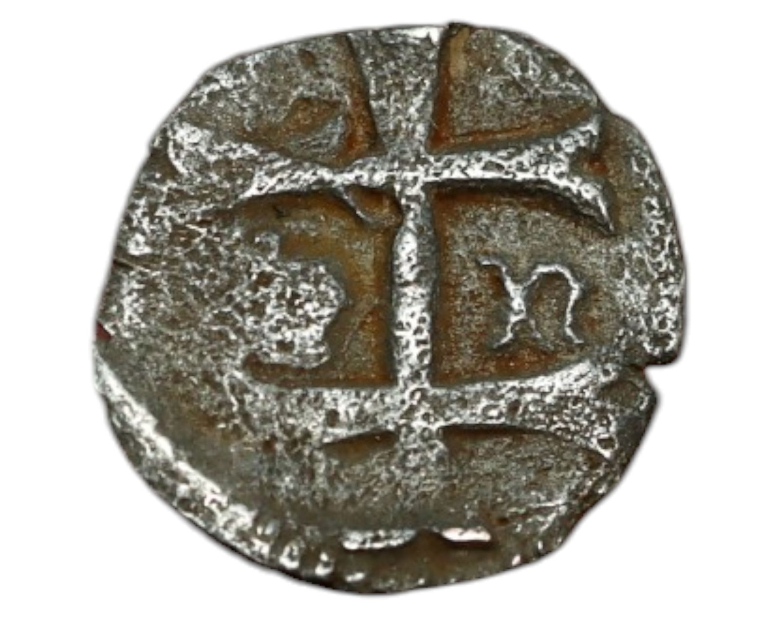 HUNGARY: Mary I Silver Denier - 13mm, 0.4g (1382-1386) (1 of 3)