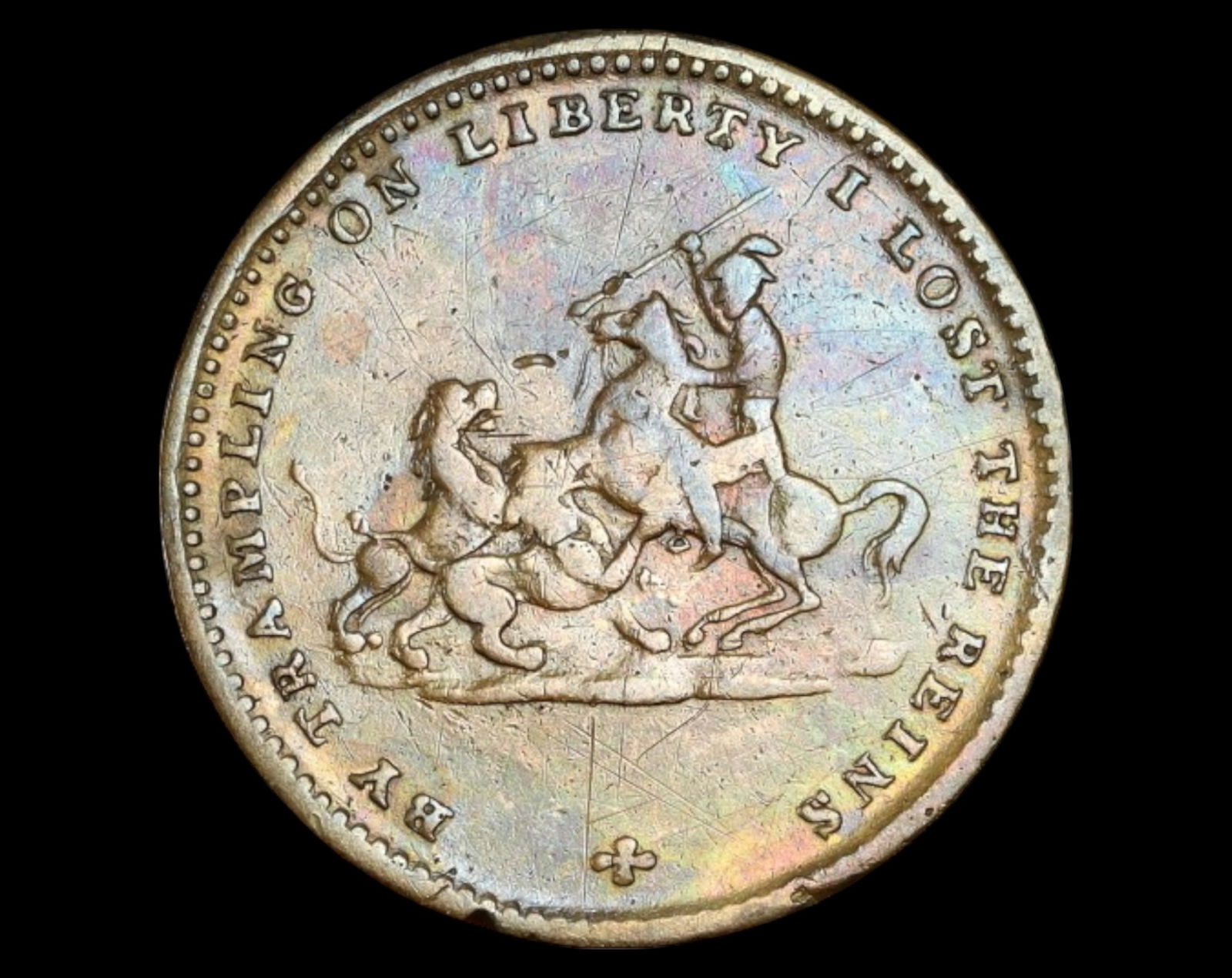 UNITED KINGDOM: William IV Coronation Satirical Token - 1831, Copper, 22mm, 3.9g: A fascinating copper satirical token commemorating the coronation of King William IV on September 8, 1831. The obverse features a right-facing bust of William IV with the legend "WILLIAM IV. CROWNED S