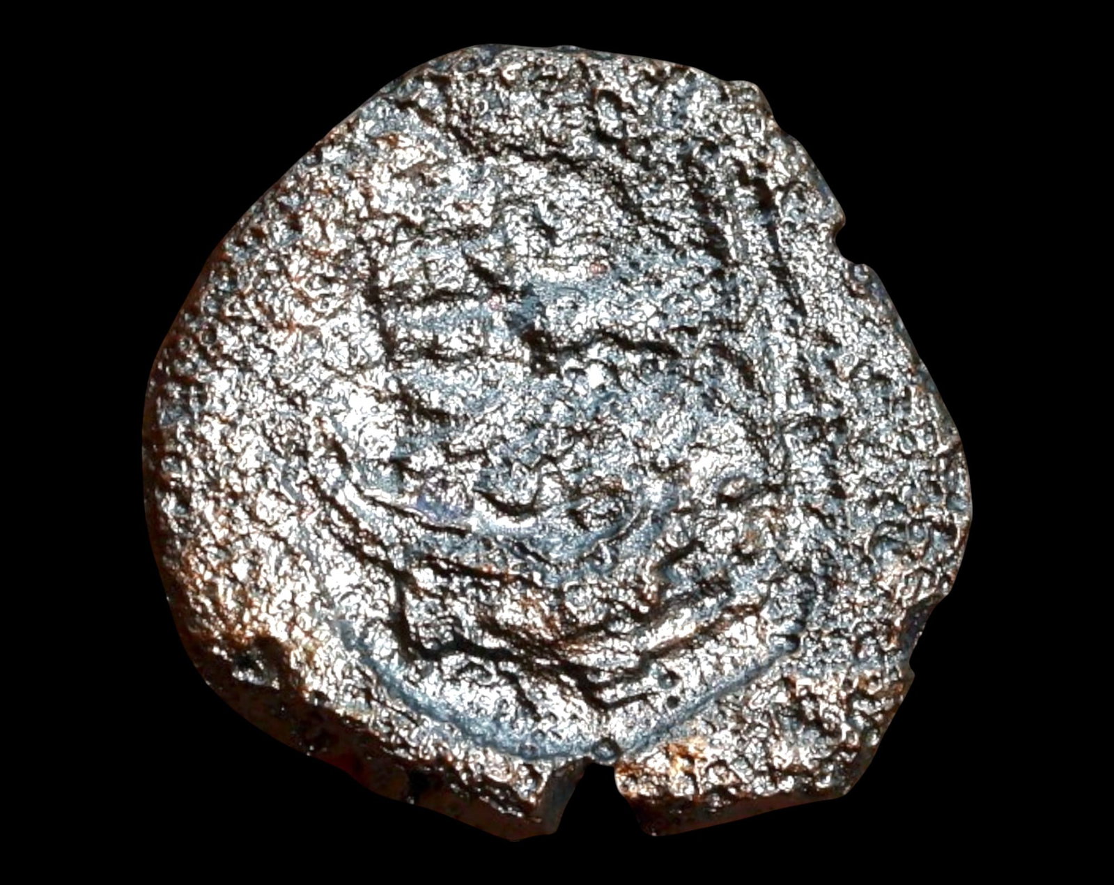 SPAIN: Philip IV - 8 Maravedis Coin, Countermarked, Madrid Mint (1652): A copper 8 Maravedis Coin coin issued under Philip IV of Spain (1621-1665), struck at the Madrid Mint in 1652, measuring 21-22mm and weighing 5.2g. The obverse features remnants of the original design