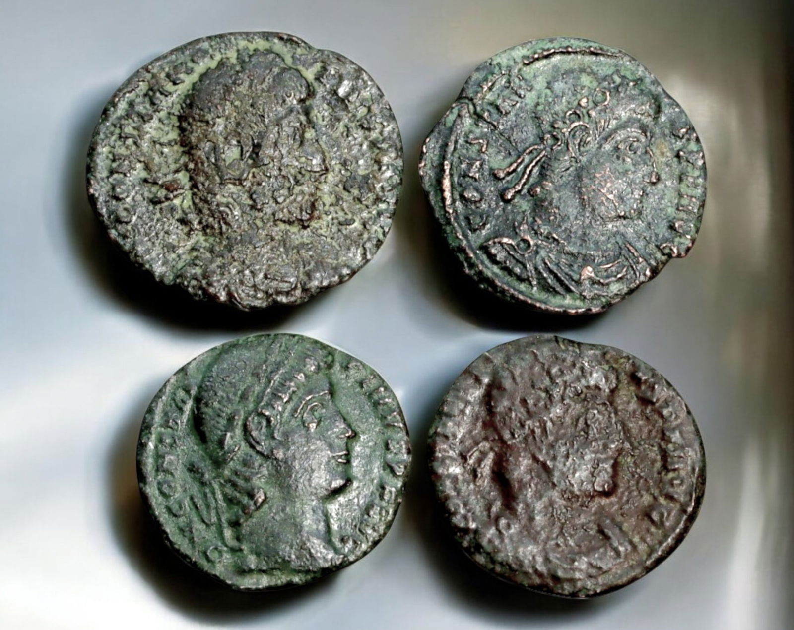 ROMAN EMPIRE: AE Coins - Bronze Coins, 14-17mm, 6.2g (Lot of 4) (1 of 3)