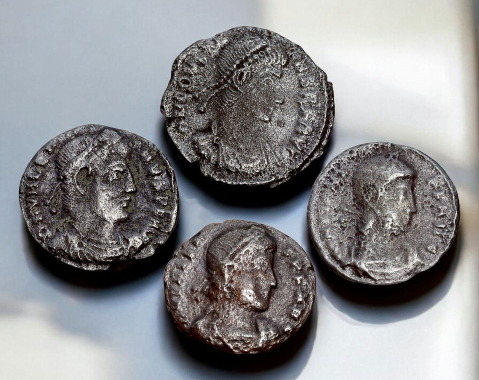 ROMAN EMPIRE: AE Coins - Bronze Coins, 16-19mm, 7g (Lot of 4) (1 of 3)