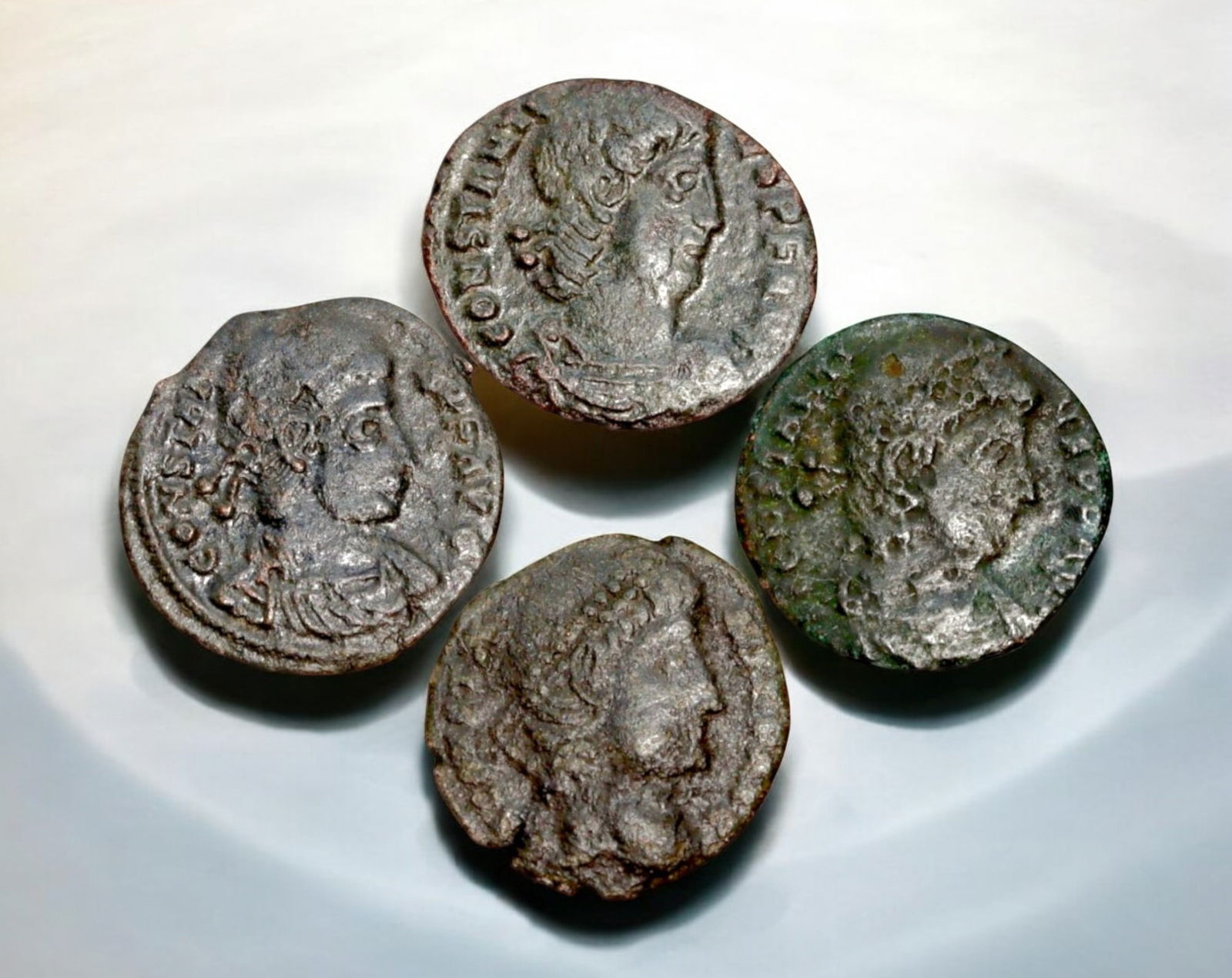 ROMAN EMPIRE: AE Coins - Bronze Coins, 15-16mm, 6.4g (Lot of 4) (1 of 3)