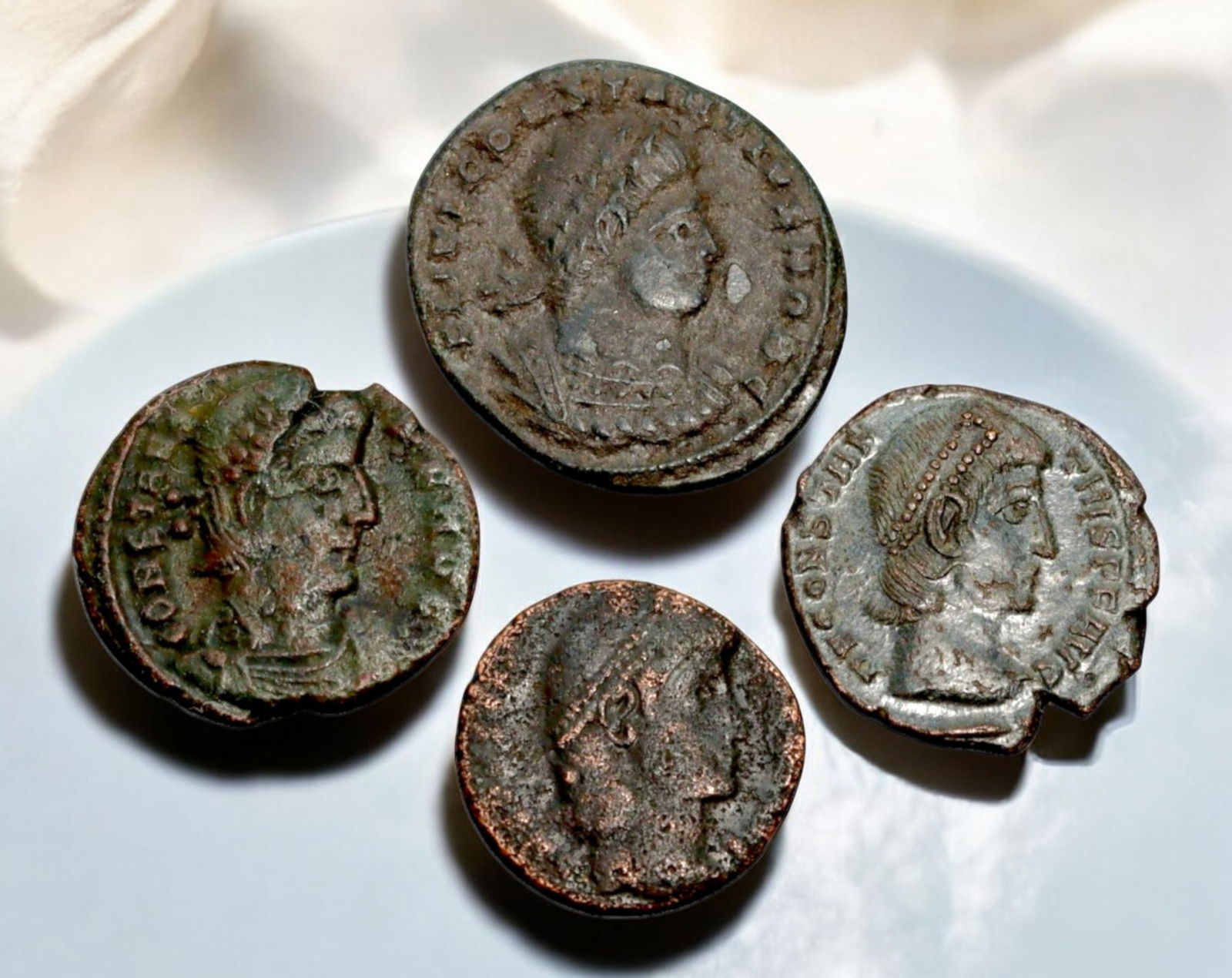 ROMAN EMPIRE: AE Coins - Bronze Coins, 13-18mm, 6.8g (Lot of 4) (1 of 3)