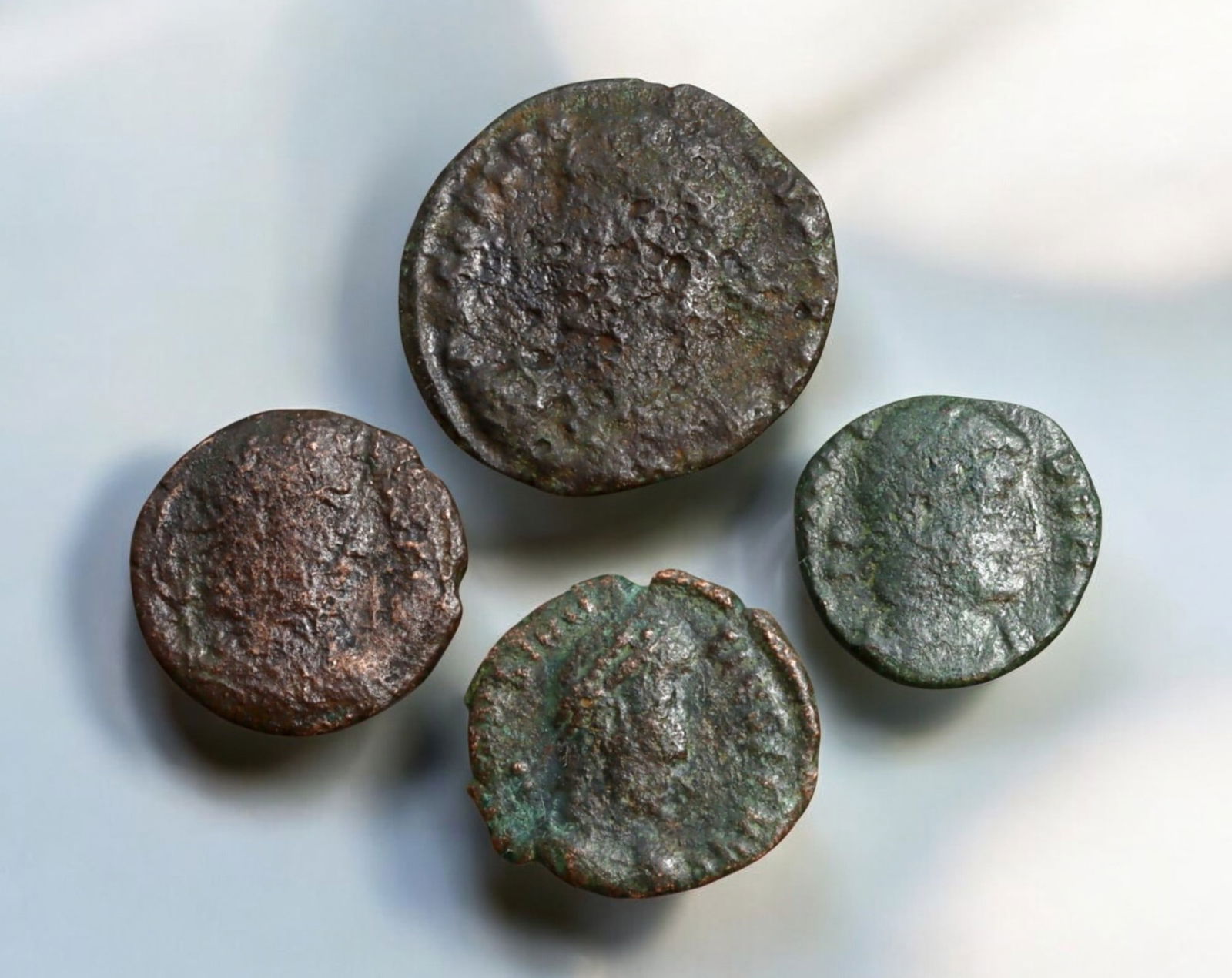 ROMAN EMPIRE: AE Coins - Bronze Coins, 14-20mm, 8g (Lot of 4) (1 of 3)