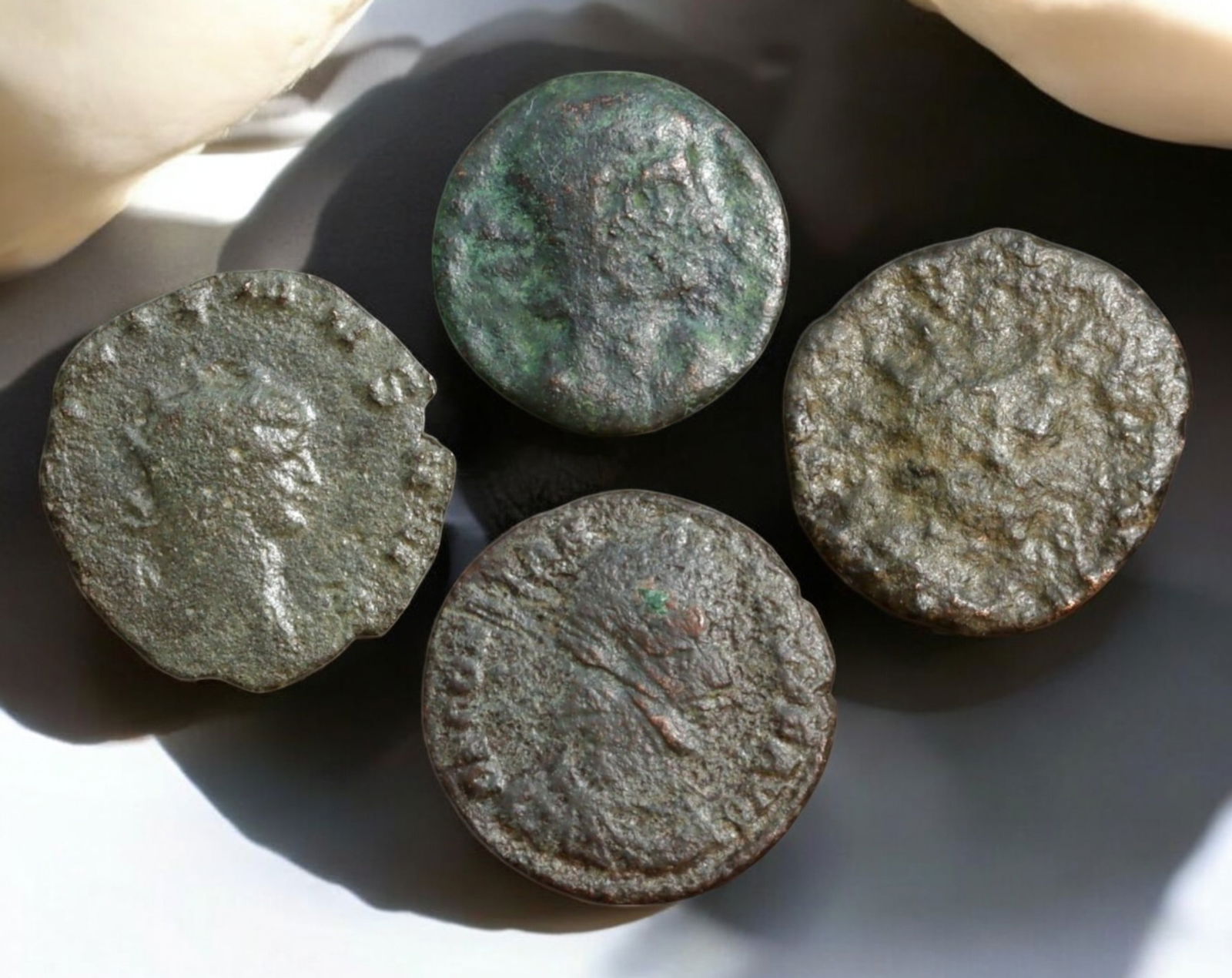 ROMAN EMPIRE: AE Coins - Bronze Coins, 15-17mm, 6g (Lot of 4) (1 of 3)