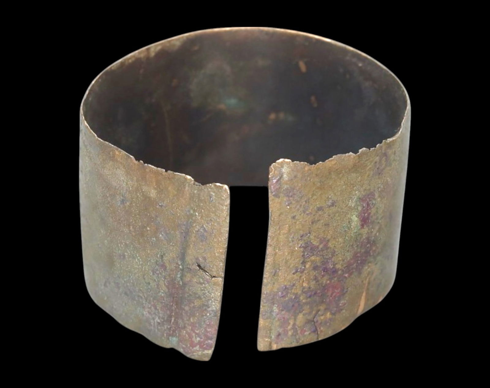 WEST AFRICA: Ancient Bronze Currency Bracelet - 4.8x5.1cm, 43g (1 of 4)