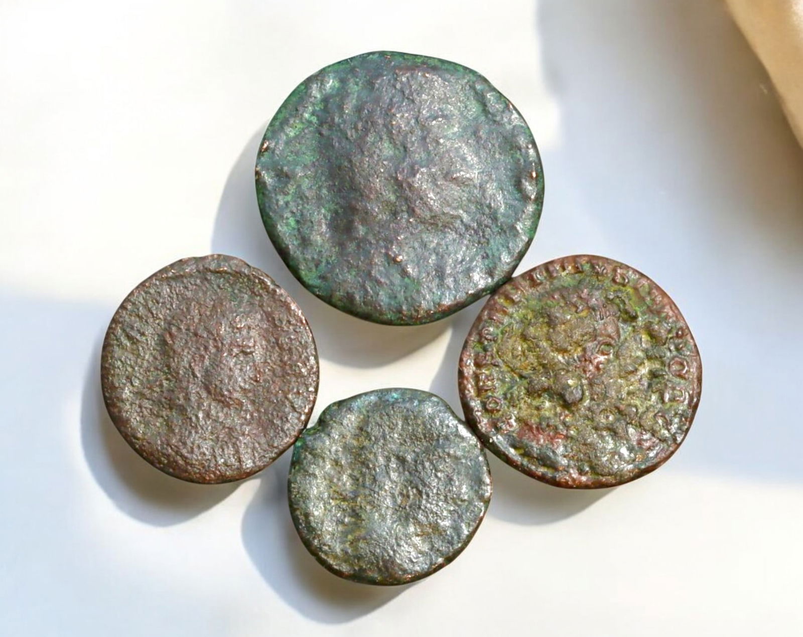 ROMAN EMPIRE: AE Coins - Bronze Coins, 13-18mm, 7g (Lot of 4) (1 of 2)