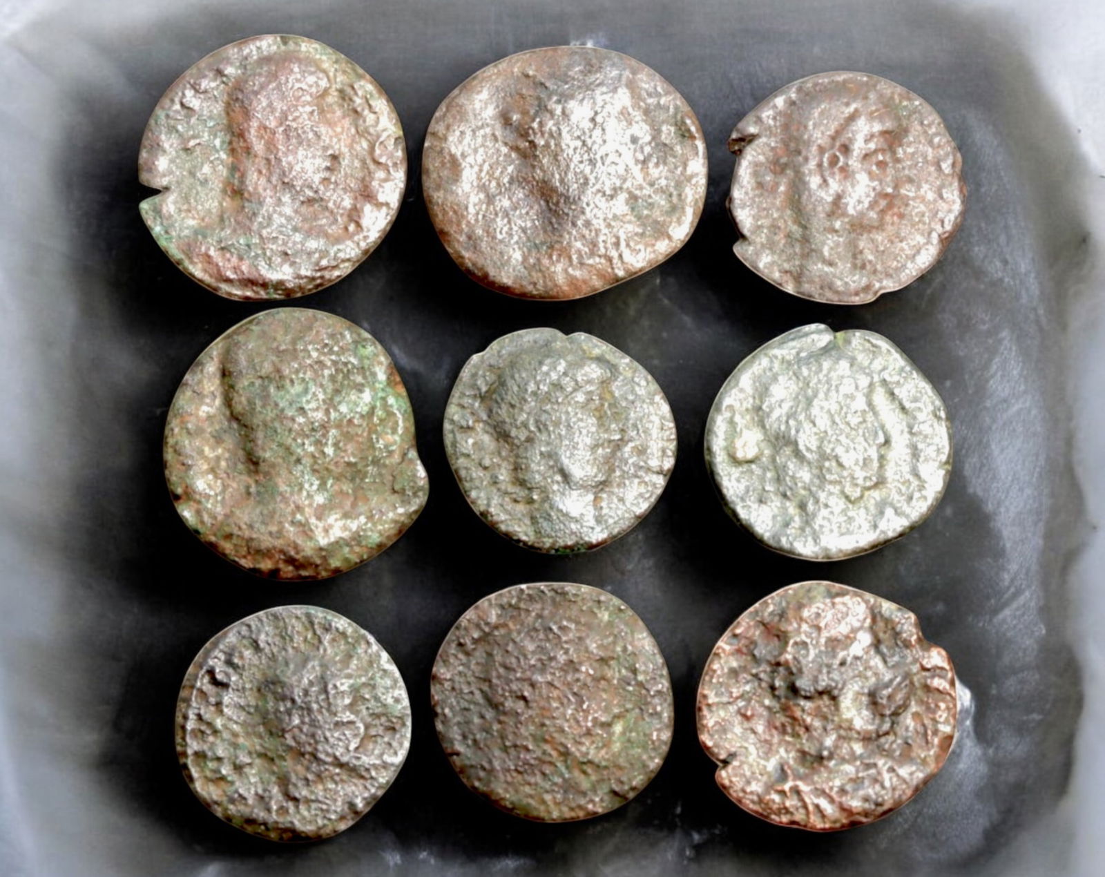 ROMAN EMPIRE: AE Coins - Bronze Coins, 15mm, 15g (Lot of 9) (1 of 3)