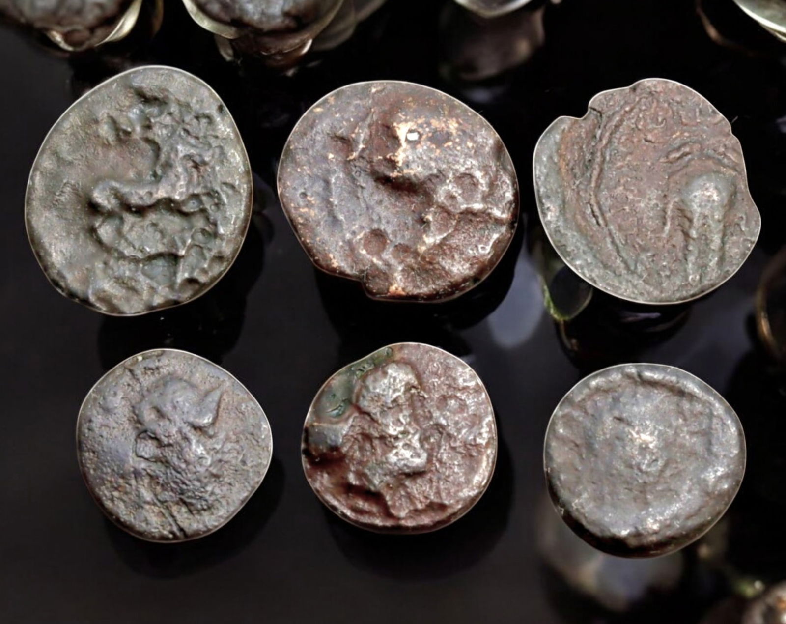 ANCIENT GREECE: Mixed AE Coin Lot - 6 Coins, 11-15mm, ca. 4th-2nd Century BCE (1 of 3)
