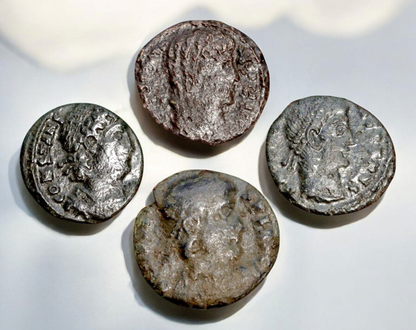 ROMAN EMPIRE: AE Coins - Bronze Coins, 14-16mm, 5.8g (Lot of 4) (1 of 3)
