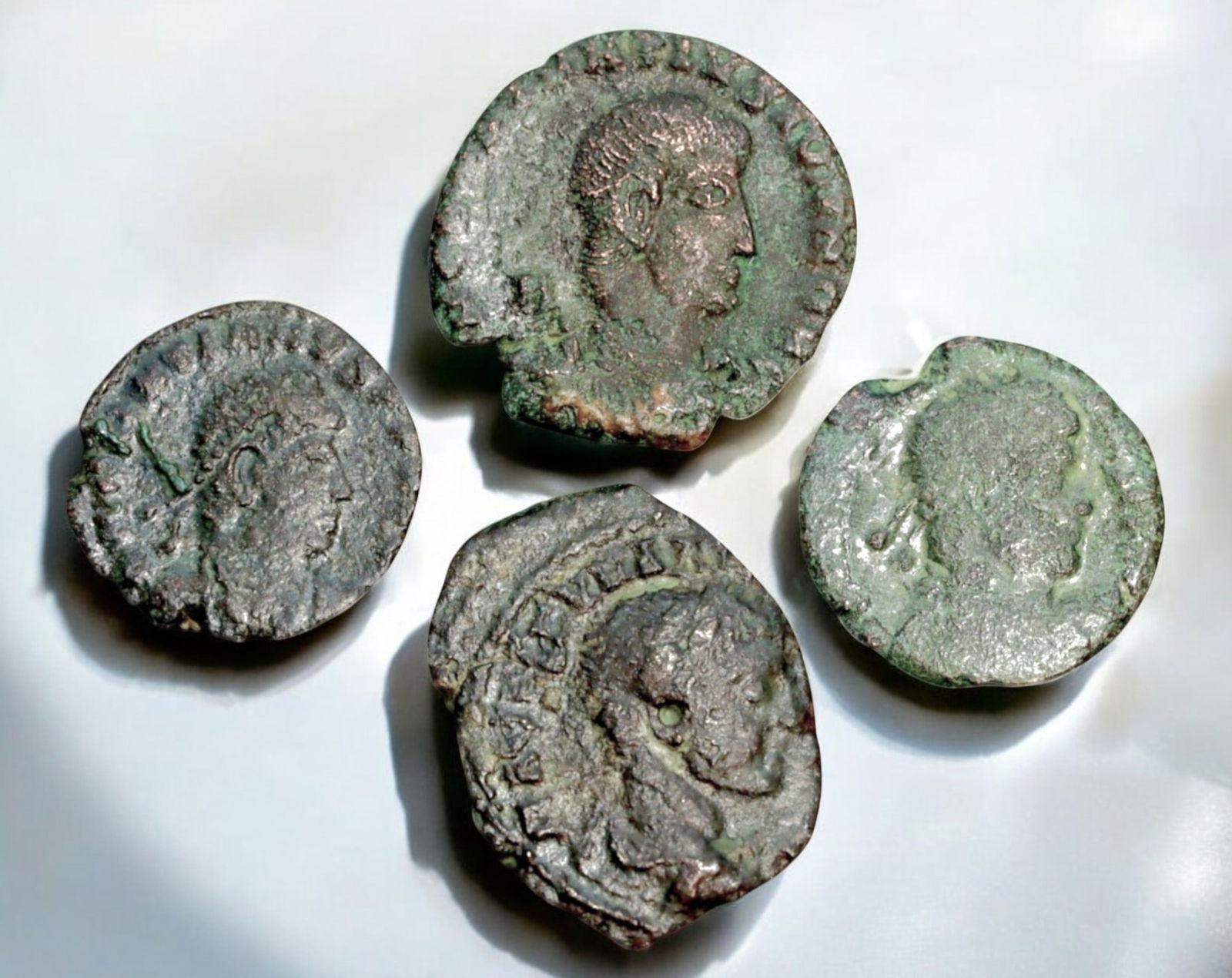 ROMAN EMPIRE: AE Coins - Bronze Coins, 16-21mm, 12.5g (Lot of 4) (1 of 3)