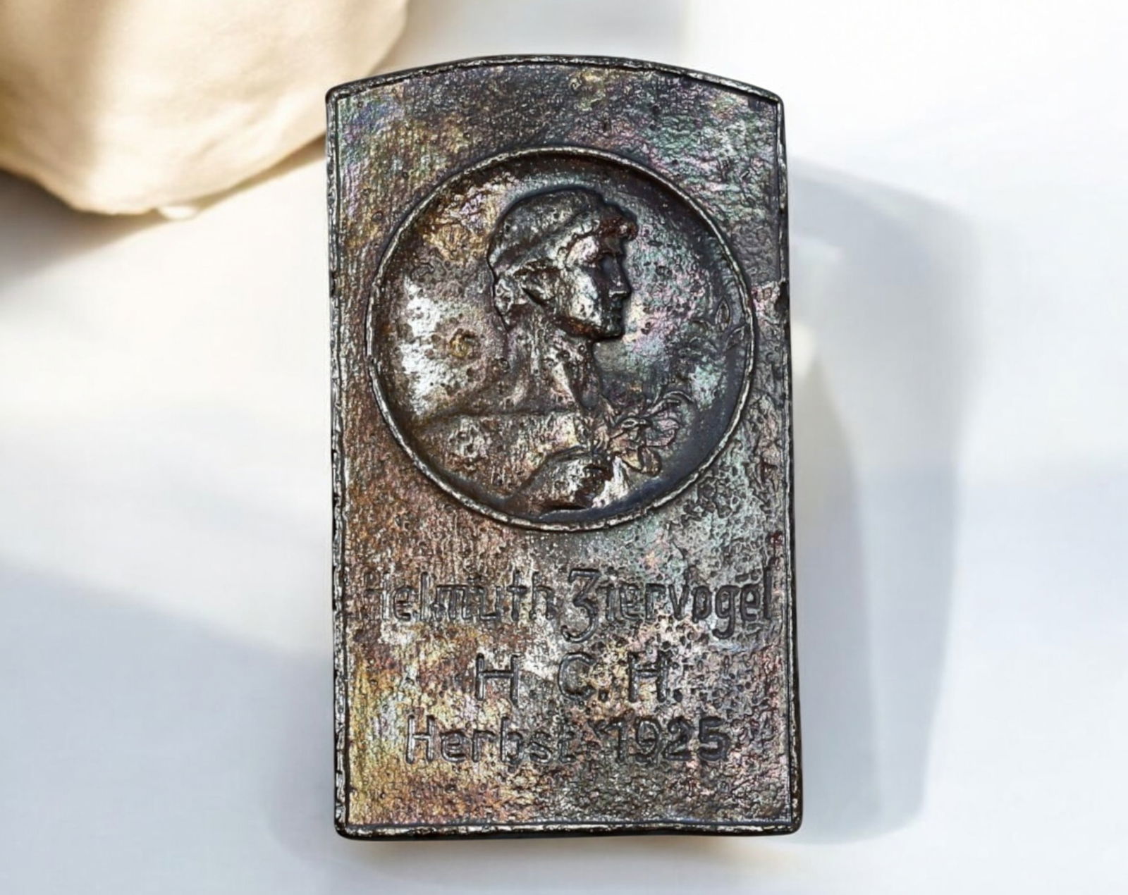 GERMANY: Shooting Sports Award Plaque - Bronze, 1925 (1 of 2)