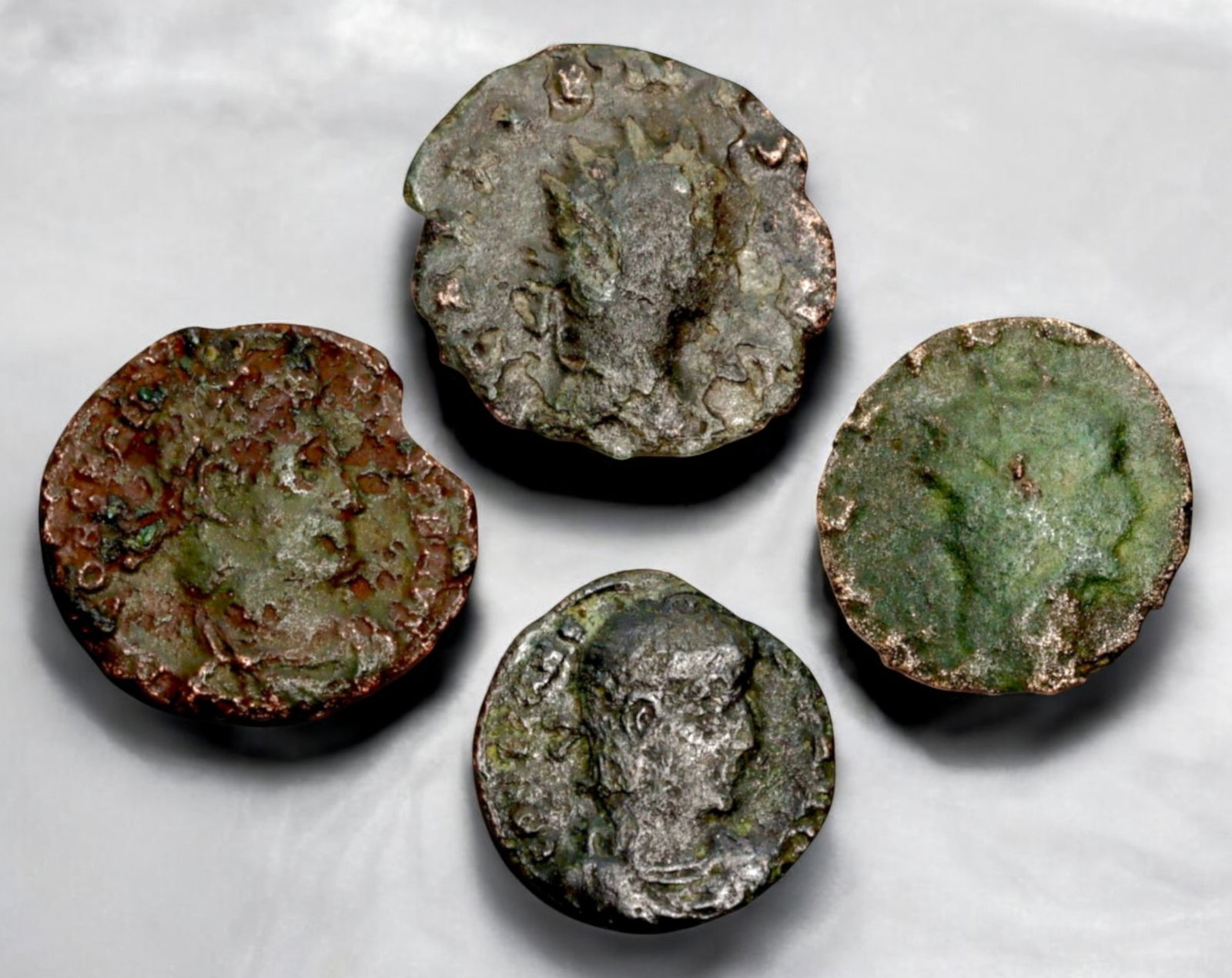 ROMAN EMPIRE: AE Coins - Bronze Coins, 15-19mm, 6.5g (Lot of 4) (1 of 3)