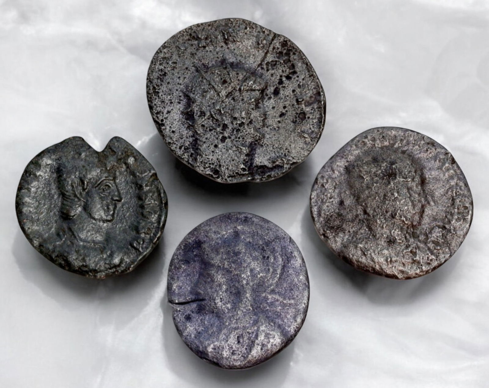 ROMAN EMPIRE: AE Coins - Bronze Coins, 16-19mm, 6.3g (Lot of 4) (1 of 3)