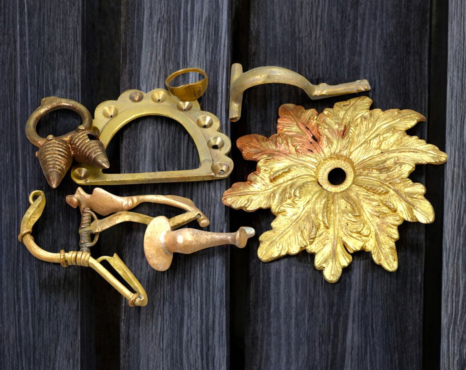 MEDIEVAL & POST-MEDIEVAL: Gilded & Bronze Artifacts - Various Decorative & Functional Items, (1 of 1)