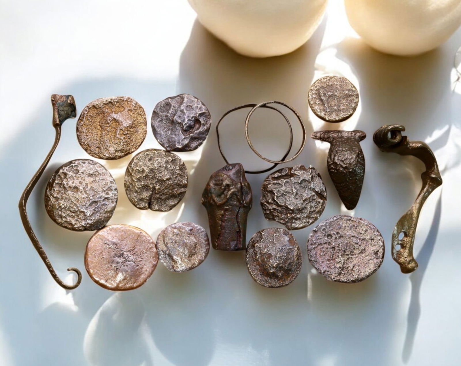 ANCIENT EUROPE: Mixed Bronze & Iron Currency and Artifacts - 1st Millennium BC to AD (1 of 1)