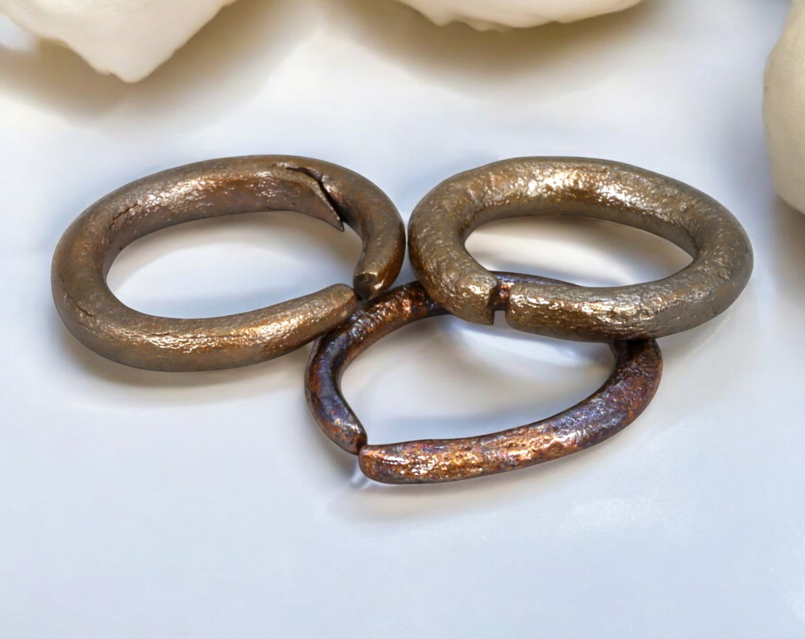 VIKING AGE: Set of Three Bronze Proto-Ring Money - 9th-11th Century CE (1 of 1)