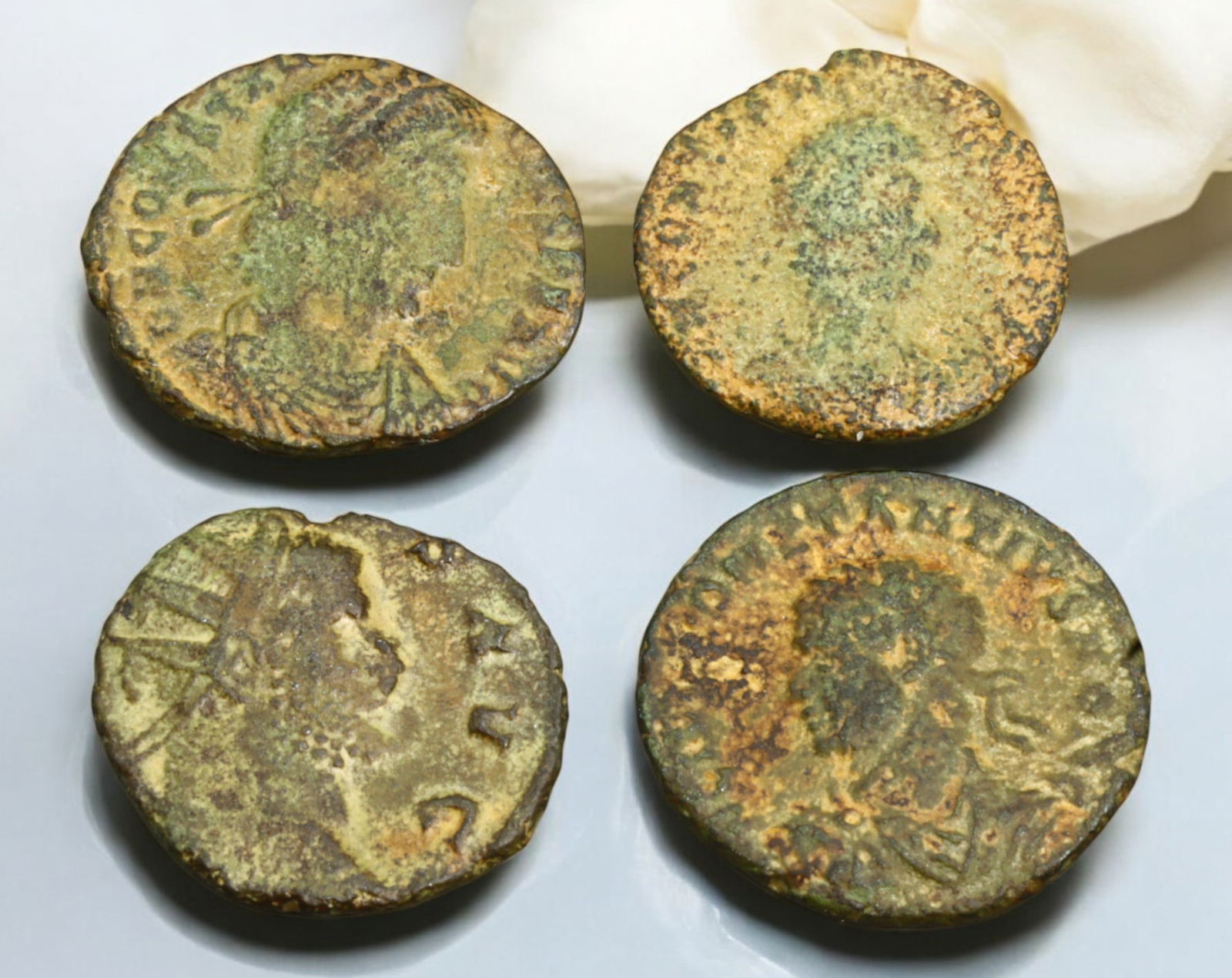 ROMAN EMPIRE: AE Coins - Bronze Coins, 16-18mm, 8g (Lot of 4) (1 of 2)