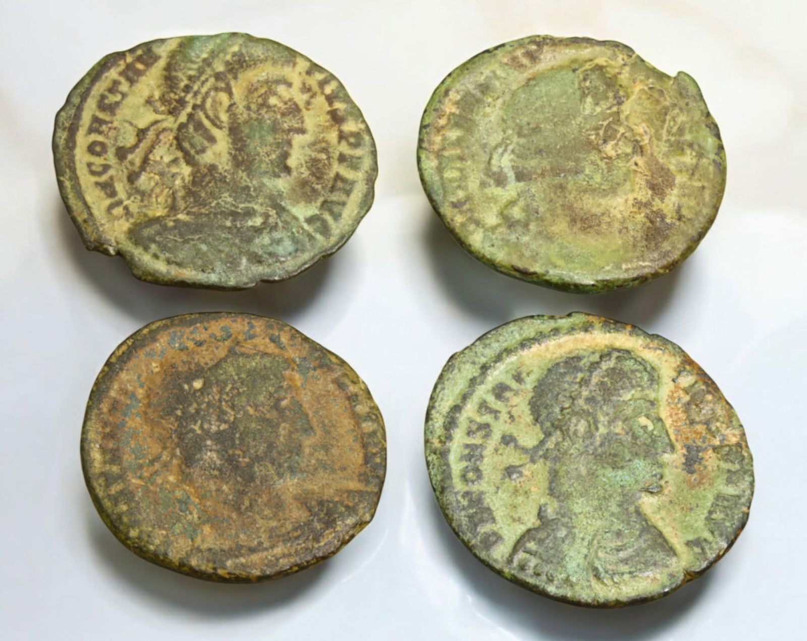 ROMAN EMPIRE: AE Coins - Bronze Coins, 18-20mm, 8g (Lot of 4) (1 of 2)