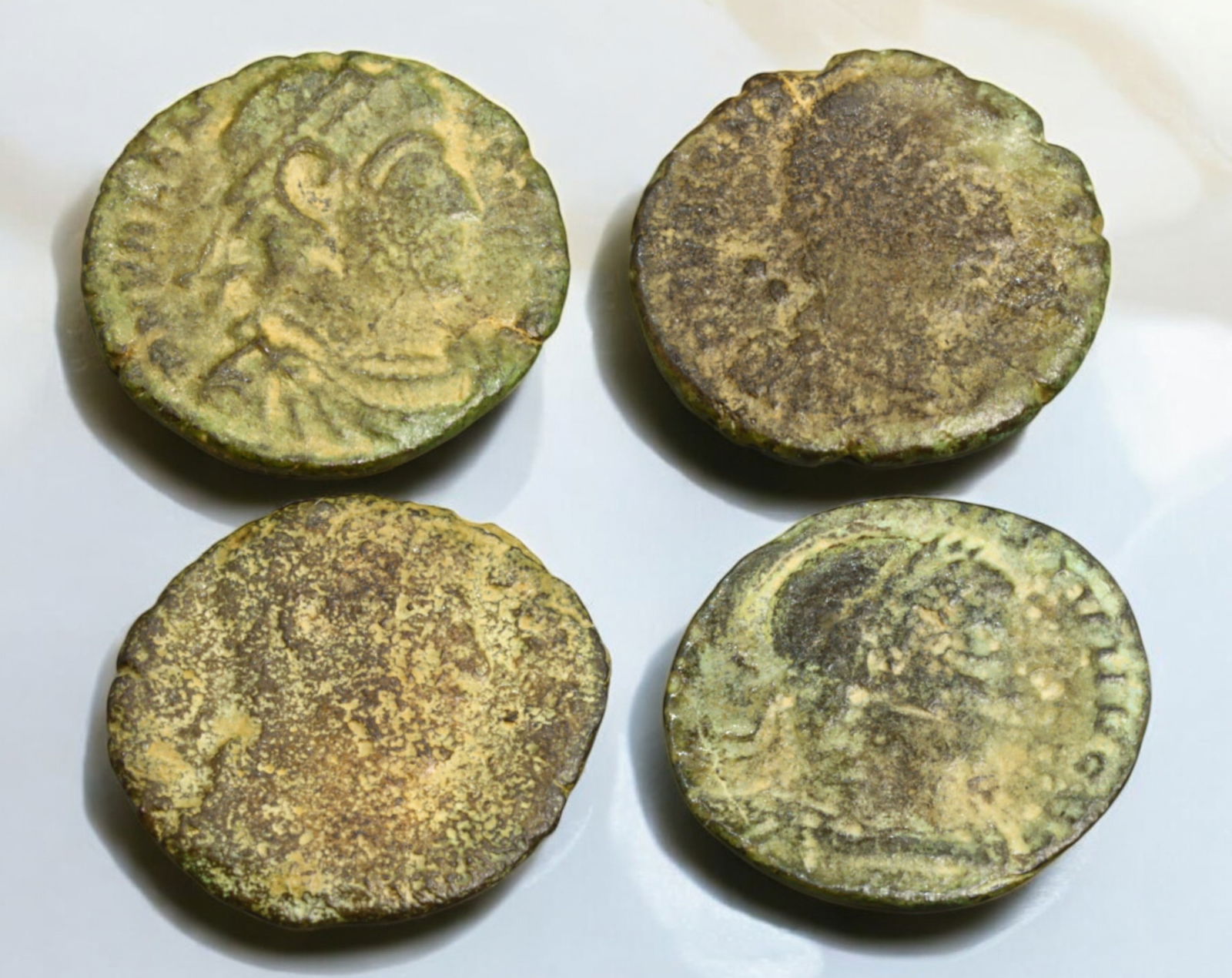 ROMAN EMPIRE: AE Coins - Bronze Coins, 16-17mm, 7g (Lot of 4) (1 of 2)