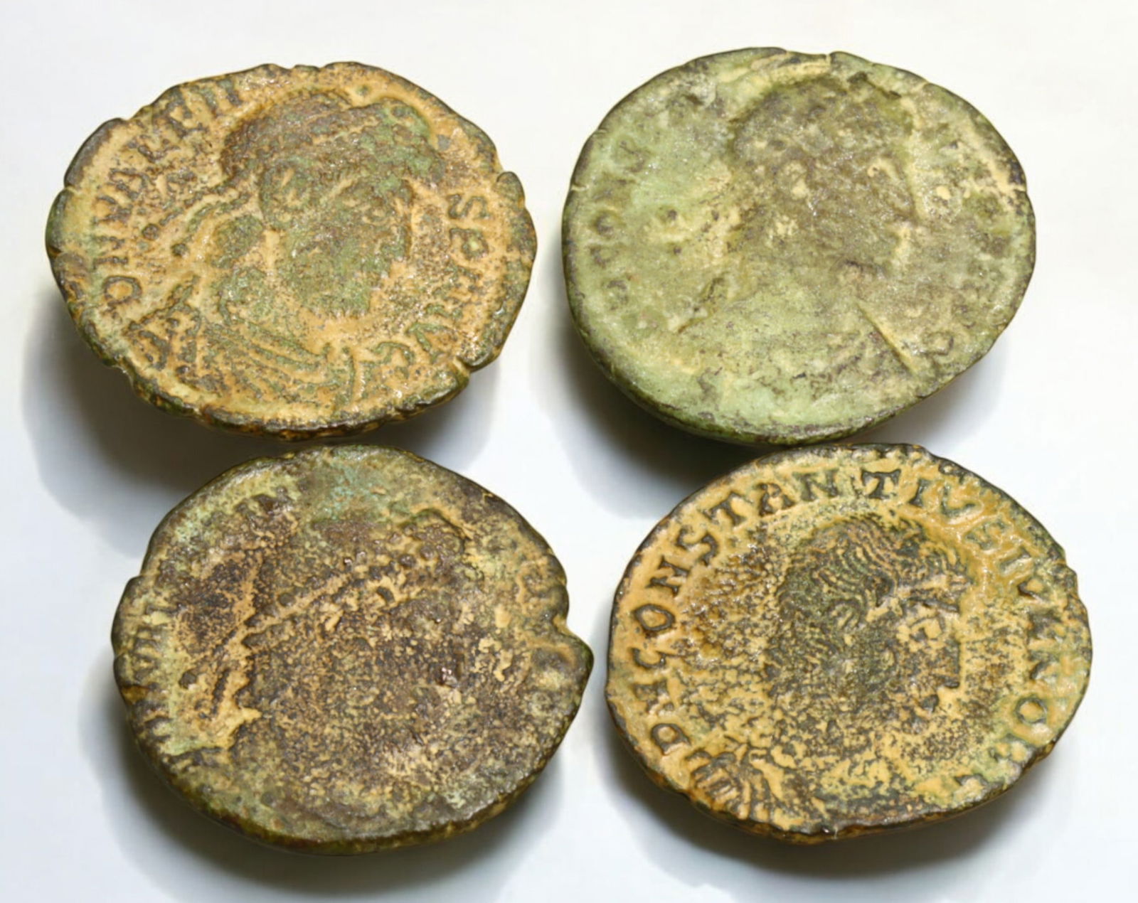ROMAN EMPIRE: AE Coins - Bronze Coins, 17-18mm, 8g (Lot of 4) (1 of 2)