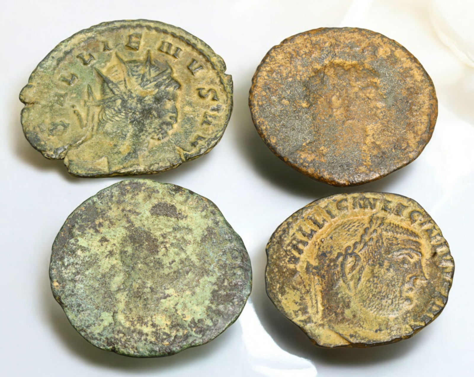 ROMAN EMPIRE: AE Coins - Bronze Coins, 20-24mm, 10g (Lot of 4) (1 of 2)