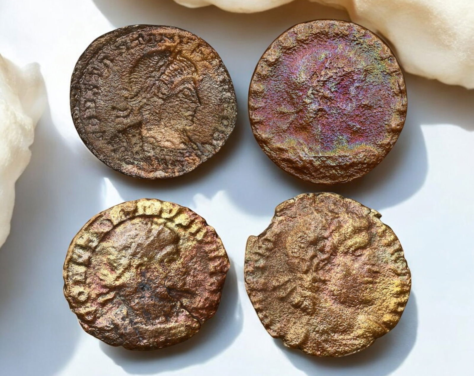 ROMAN EMPIRE: AE Coins - Bronze Coins, 14-17mm, 5.8g (Lot of 4) (1 of 2)