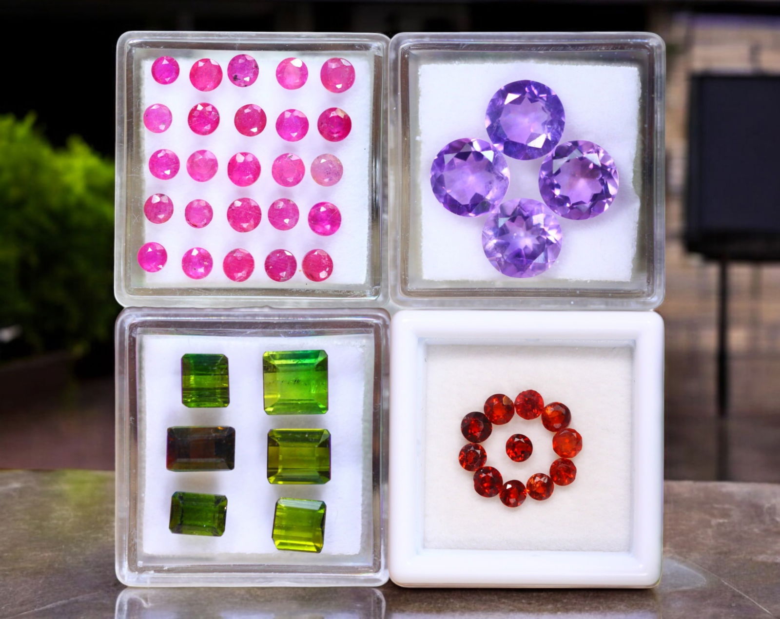 Amethyst, Tourmaline, Ruby & Garnet (1 of 1)