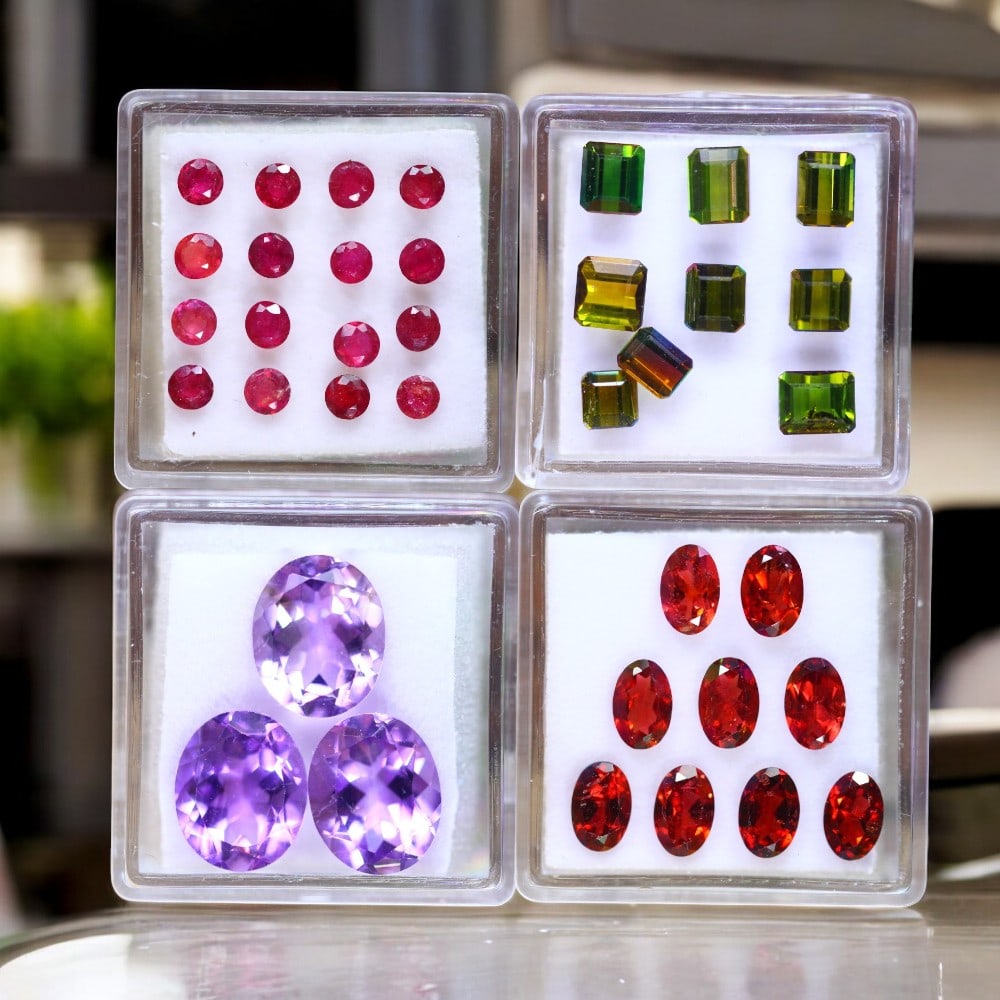 Amethyst, Tourmaline, Ruby & Garnet (1 of 1)