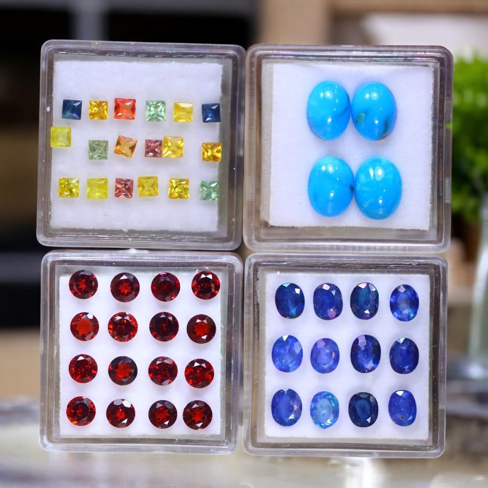 Blue Sapphire, Garnet, Turquoise & Fancy Color Sapphire (1 of 1)