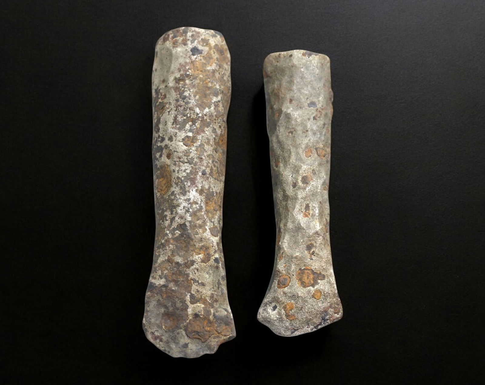 ANCIENT IRON TOOLS: Lot of Forged Iron Artifacts, 12-14cm, 744g (1 of 2)