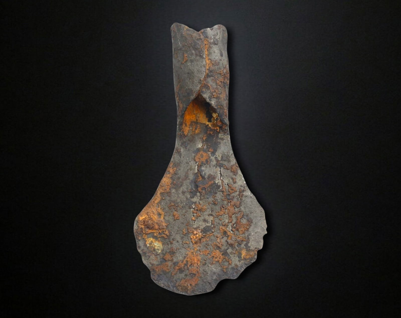 ANCIENT IRON TOOLS: Lot of Forged Iron Artifacts, 6x12.8cm, 154g (1 of 2)