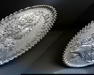 FRANCE: Louis XV - Silver Jeton  Coin, Etats de Bretagne, Saint-Brieuc, 1724