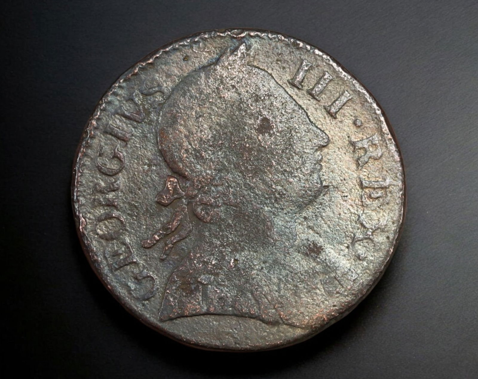 UNITED KINGDOM: George III - Copper Halfpenny, Britannia Reverse, 1771 (1 of 2)