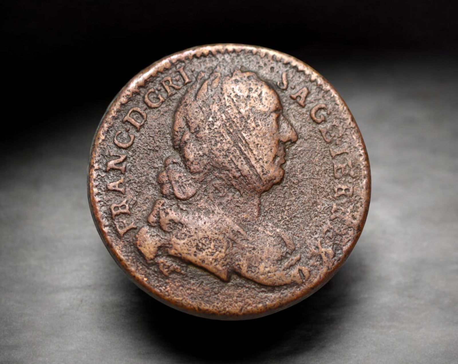 AUSTRIA: Francis I of Lorraine - Copper 1 Kreuzer, 1760 W (Vienna) (1 of 2)