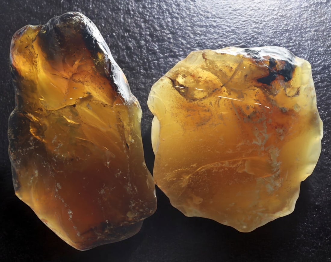 NATURAL: Baltic Amber Specimen Rough - 96g, 6.5-7.5cm, Fossilized Tree Resin (1 of 1)