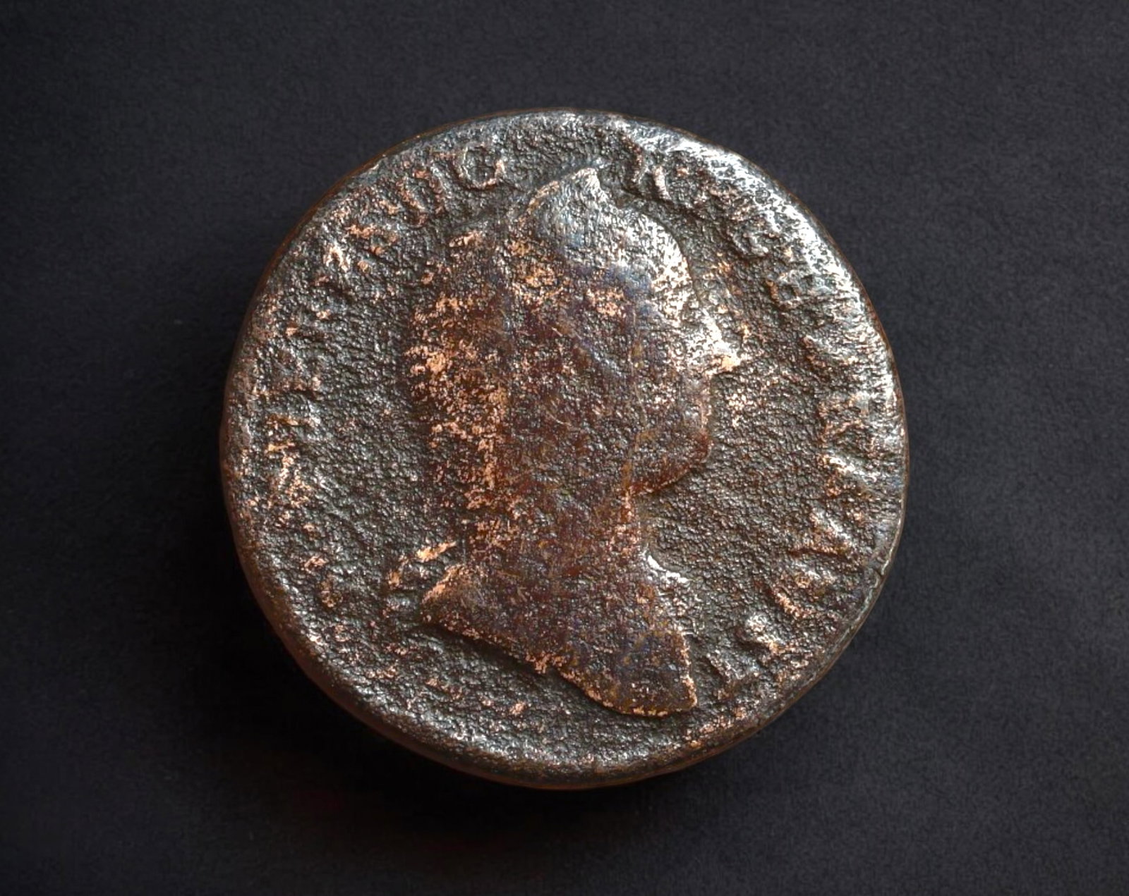 AUSTRIA: Maria Theresia - Copper 1 Kreuzer Coin Coin, 1762 K (25mm, 10g): Struck during the reign of Empress Maria Theresia, this copper 1 Kreuzer Coin from 1762 was minted in Kremnitz and bears the hallmark aesthetic of mid-18th century Habsburg numismatics. The obverse pr