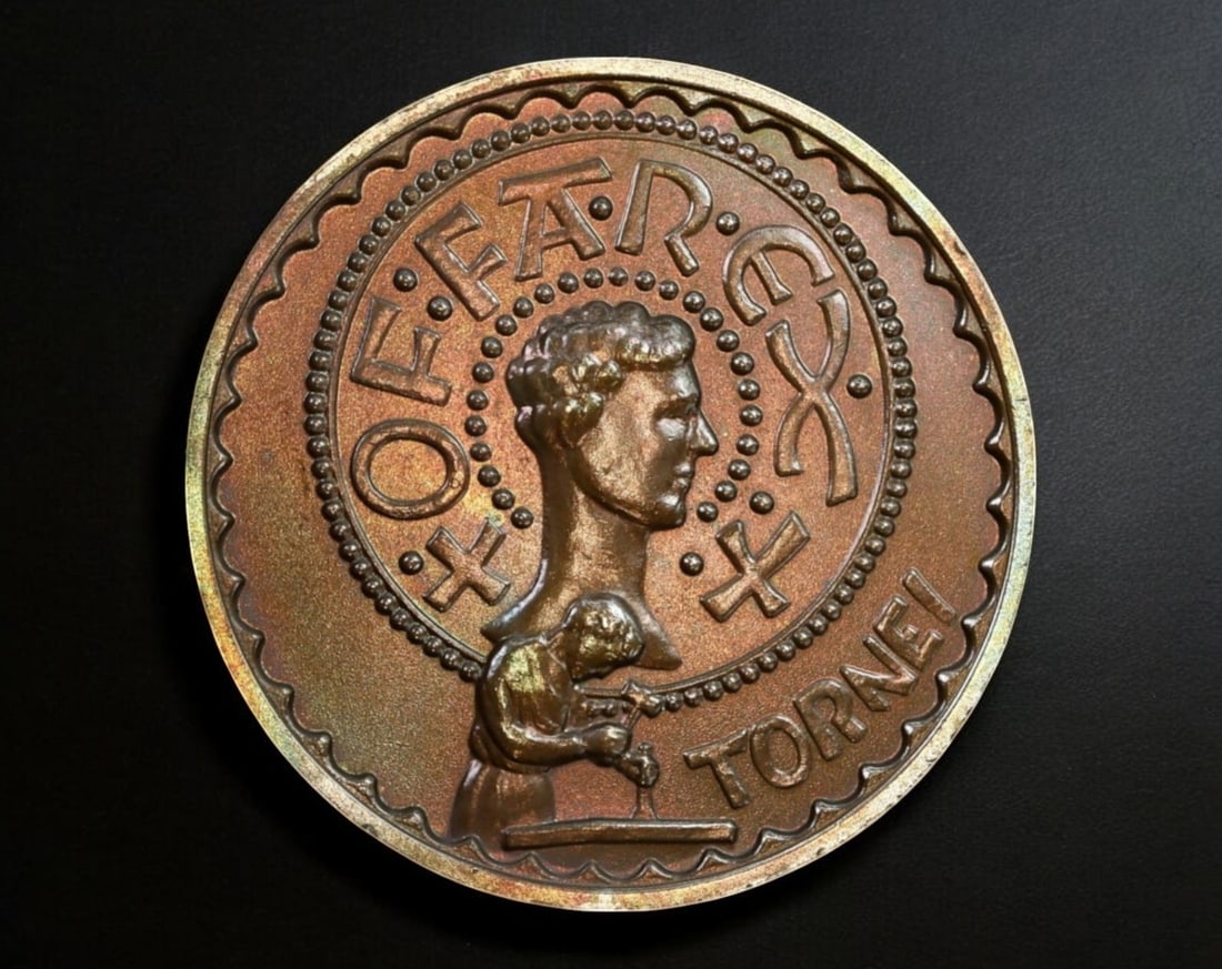 USA: Offa Rex & Cincinnati Milacron Bronze Medal - HME Division Power Press, 1973 (1 of 2)