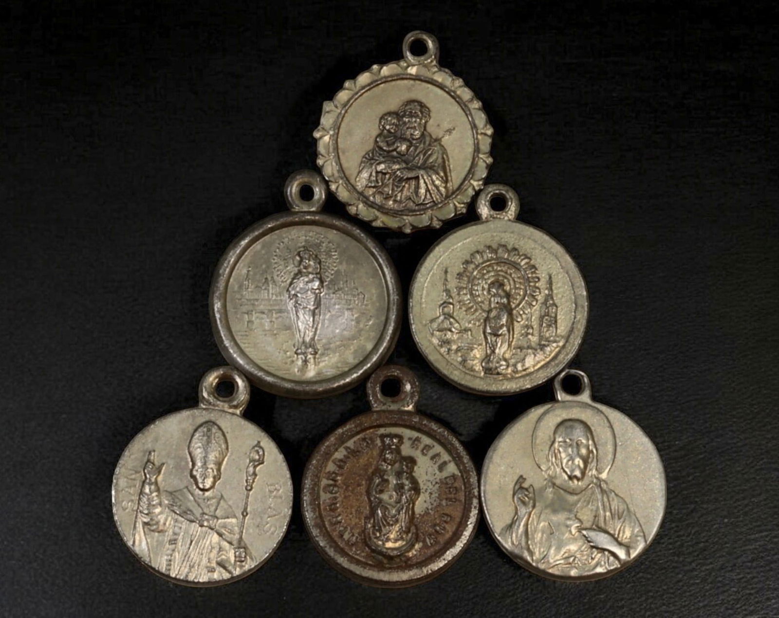EUROPE: Religious Devotional Medals - Assorted Silver & Bronze, 19th-20th Century (1 of 2)