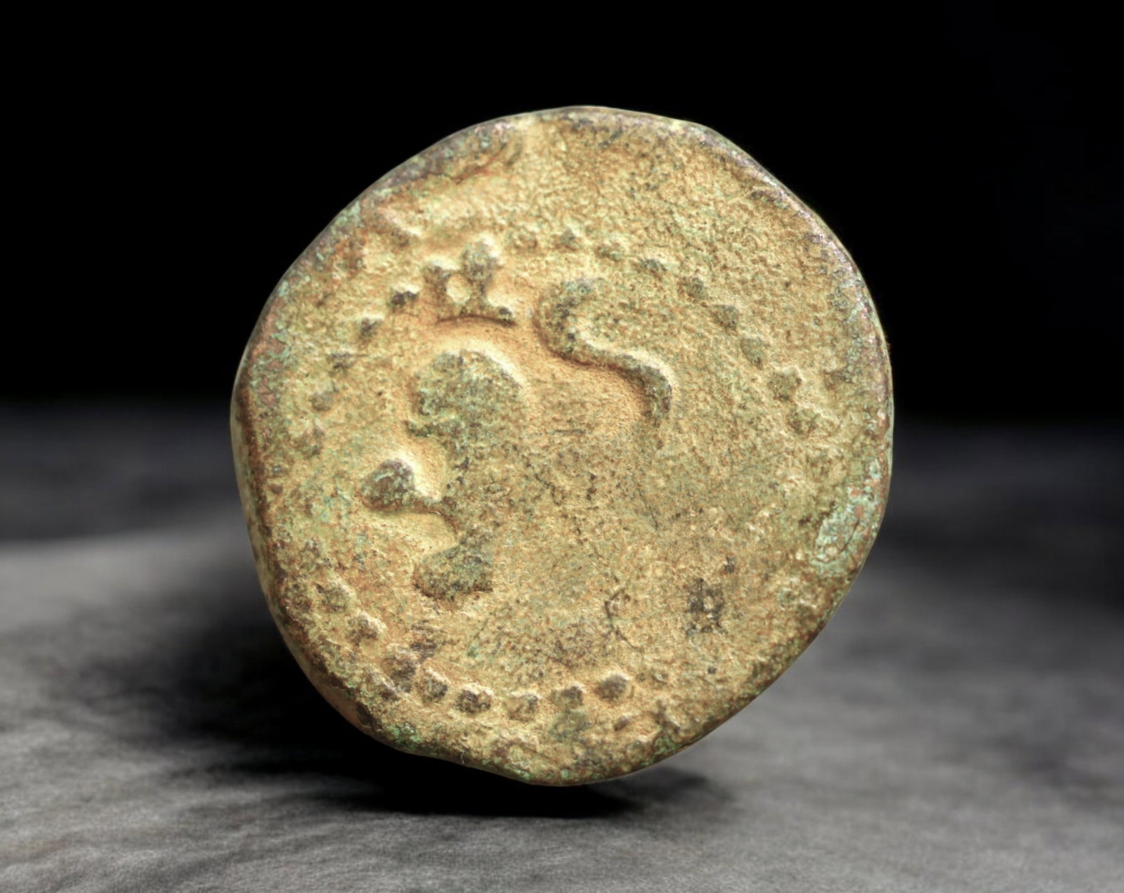 SPAIN: Juan II of Castile - AE Blanca Coin, 1406-1454 Burgos Mint (20mm, 3.6g): Issued during the long and politically tumultuous reign of Juan II of Castile, this copper-alloy Blanca from the Burgos Mint features a crowned profile bust enclosed within a beaded border, while the 