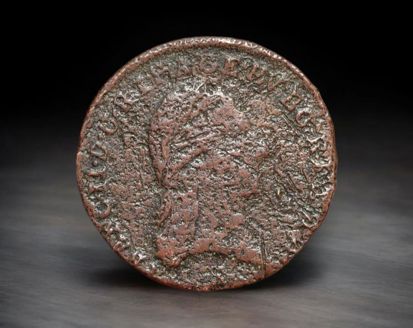 AUSTRIA: Francis II - Copper 1 Kreuzer Coin, 1800 (20mm, 6g) (1 of 2)