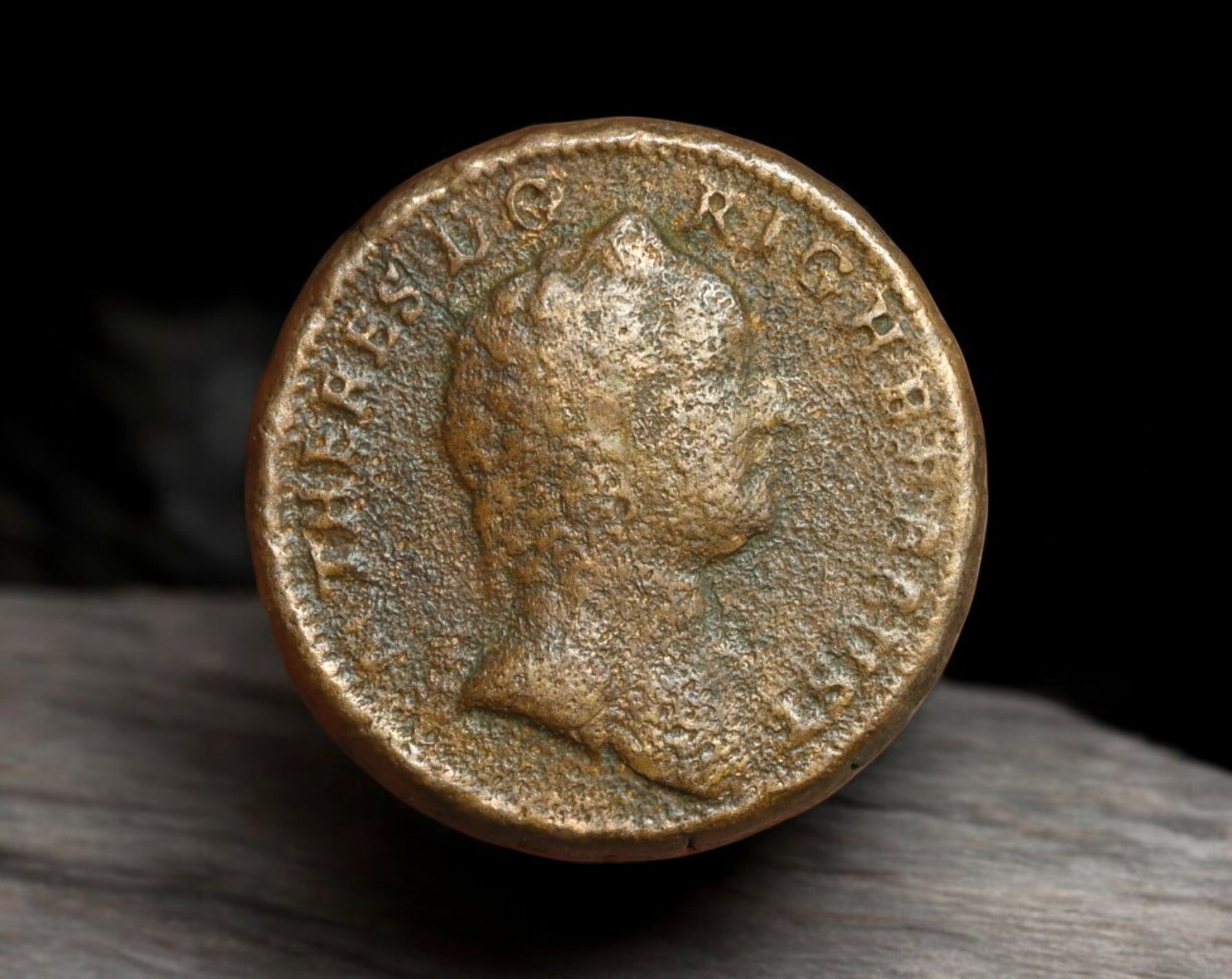 AUSTRIA: Maria Theresia - Copper 1 Kreuzer Coin Coin, 1762 K: Struck during the reign of Maria Theresia, this 1762 copper 1 Kreuzer Coin exemplifies the strength and continuity of Habsburg rule in the mid-18th century. The obverse displays a laureate bust of the