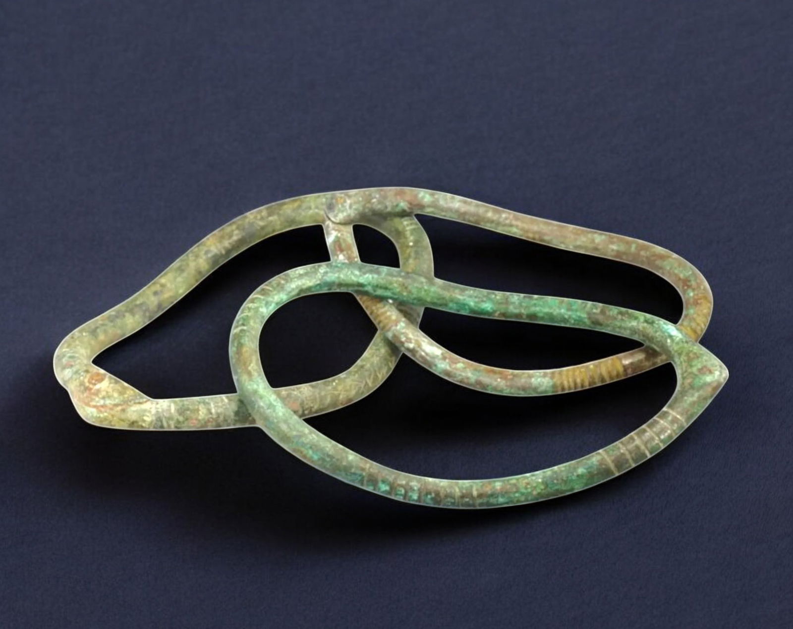WEST AFRICA: Bracelet , Fulani Bronze Currency Anklets (Set of 3) - 19th-20th Century, 11.5-13cm, (1 of 1)