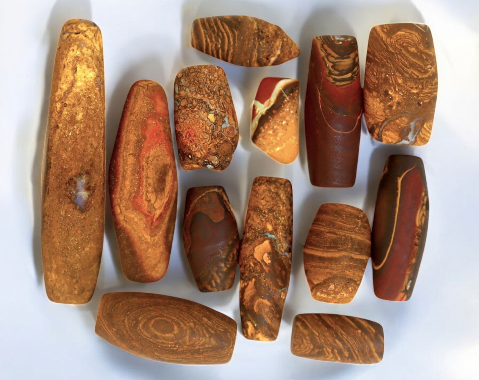 AUSTRALIA: Matrix Boulder Opal Preform Rough Lot, 1-4.3cm, 46g (1 of 1)